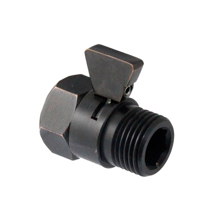 Volume Control and Shut Off Valve - Rubbed Bronze