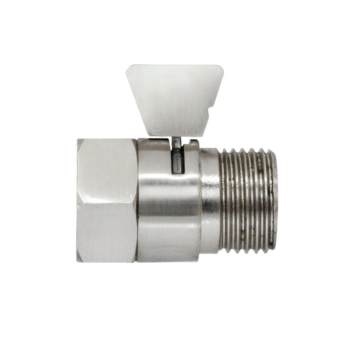 Volume Control and Shut Off Valve - Satin Nickel