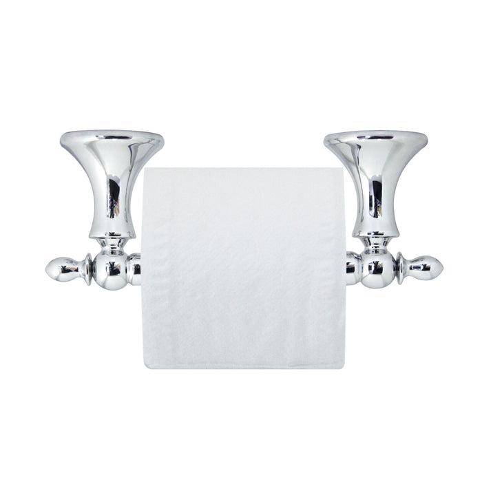 Toilet Paper Holder with Stainless Steel Roller - Antica Series - Polished Chrome