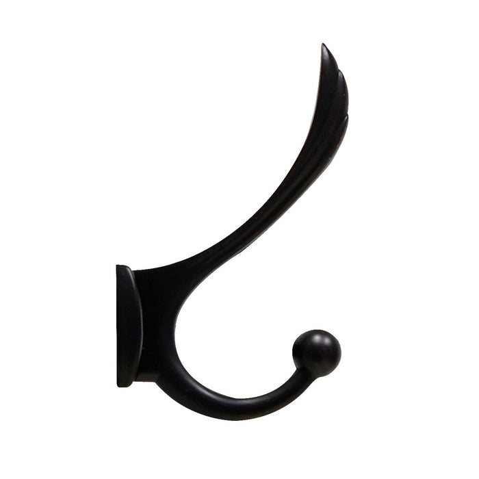 Four Pronged Robe & Towel Hook - Rubbed Bronze
